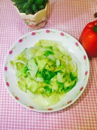 家常菜清炒生菜做法图解5)