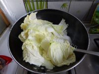 诱人的白菜炖冻豆腐做法图解5)