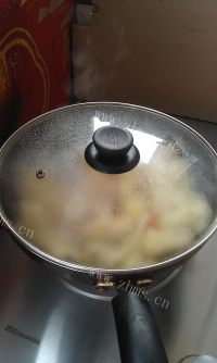 家常菜香菇炒花菜做法图解4)