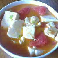 玉盘珍馐的西红柿豆腐汤的做法图解五