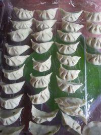 口感饱满的韭菜鸡蛋饺子