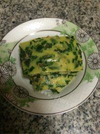 妈妈做的韭菜饼