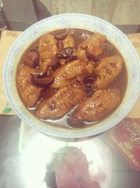 美味的红烧中翅