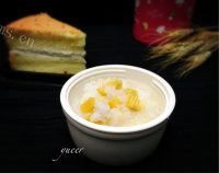 营养佳品玉米碴番薯粥做法图解8)