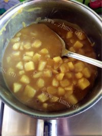 美味的咖喱土豆饭做法图解4)