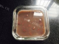 美味红豆抹茶羊羹做法图解4)