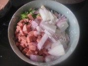 自制意式比萨蛋糕做法图解6)