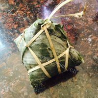 好吃的鸡蛋煎裹蒸粽做法图解1)