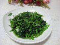 家常菜素炒茼蒿