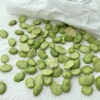清香油汆豆瓣做法图解5)