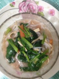 可口的莲藕百叶粉做法图解10)