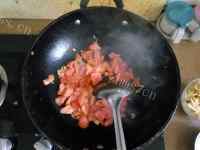 美味红薯叶番茄鸡蛋汤面条的做法图解三