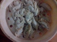 自己做的韭菜鸡蛋煎饺做法图解8)