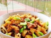 爽口的凉拌炸茄子做法图解4)