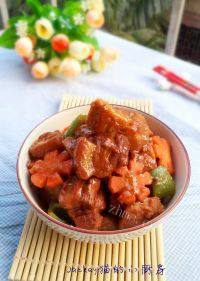 家常菜香芋红烧肉