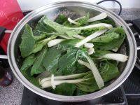 家常菜白灼小白菜做法图解5)
