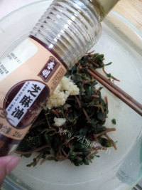 色香味浓的凉拌马齿苋做法图解7)
