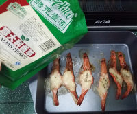 芝士香草焗对虾的做法图解八
