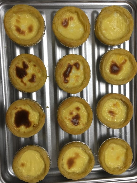 诱人的原味蛋挞