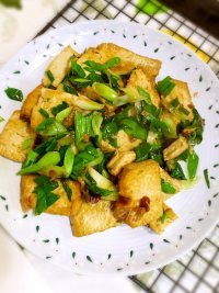家常菜香葱豆腐
