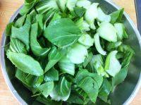 家常菜香菇炒油菜做法图解2)