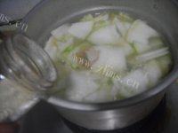 美味的冬瓜鸭汤做法图解7)