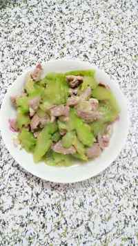 家常菜苦瓜肉片
