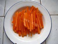 家常菜杏鲍菇炒腊肉做法图解3)