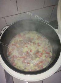 美味早餐水果粥做法图解4)