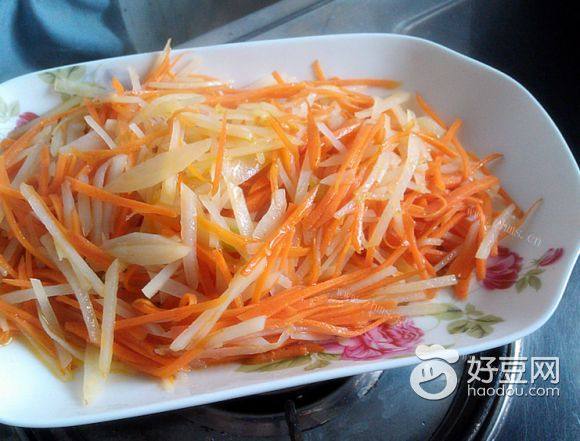 素炒胡萝卜土豆丝