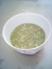 营养的蔬菜瘦肉粥