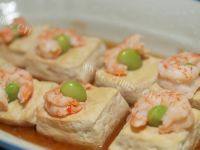 鲜虾蒸豆腐做法图解9)