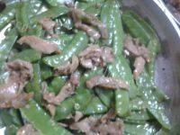瘦肉炒荷兰豆