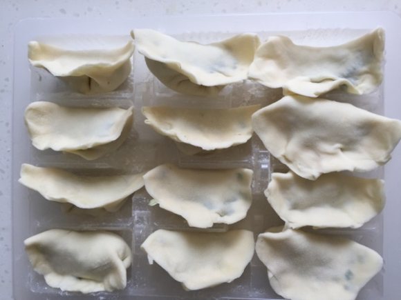 鲜美可口的韭菜鸡蛋饺子