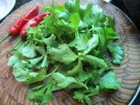 秀色可餐的凉拌芹菜叶做法图解1)