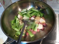 云腿大薯焖芥菜的做法图解七