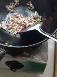 家常菜青椒肉丝做法图解4)