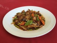 简易回锅肉做法图解6)