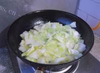 家常菜香菇白菜片做法图解4)
