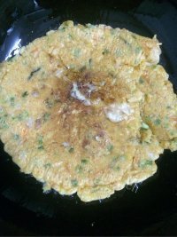 好吃的泡菜饼做法图解8)