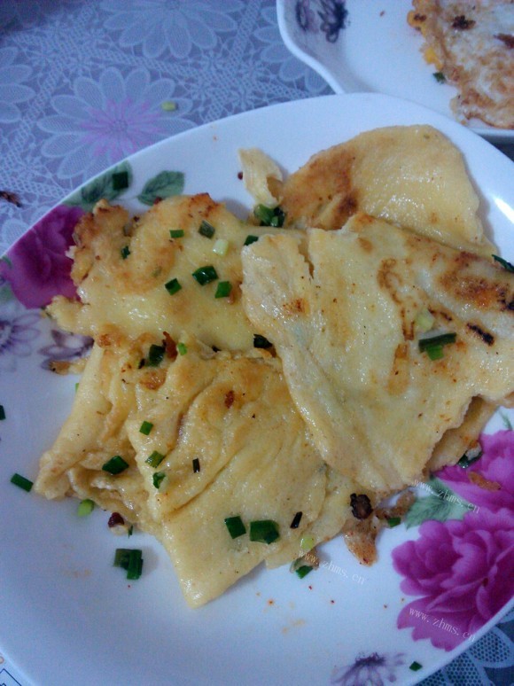 色泽鲜亮的鸡蛋煎饼
