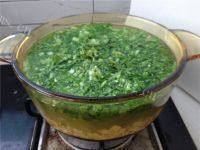 DIY青菜豆腐羹做法图解6)