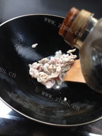家常菜有机花菜炒肉片做法图解5)