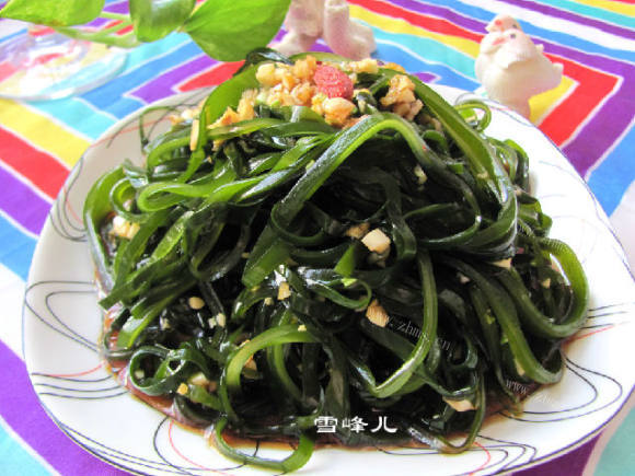 咸甜适中的凉拌海带丝