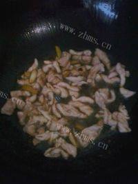 家常菜肉丝炒豆角做法图解4)