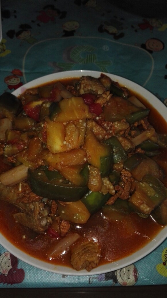 诱人的茄子炒肉