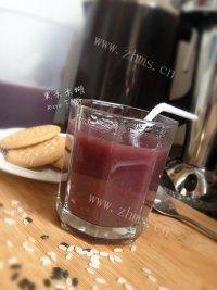 美味的黑米米糊做法图解7)