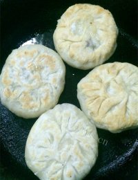 自制煎菜饼做法图解5)