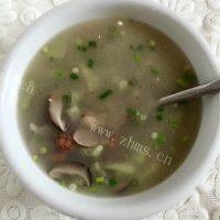 营养的丝瓜花甲蘑菇汤的做法图解十二
