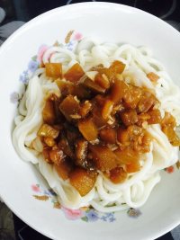 回味无穷的茄丁打卤面